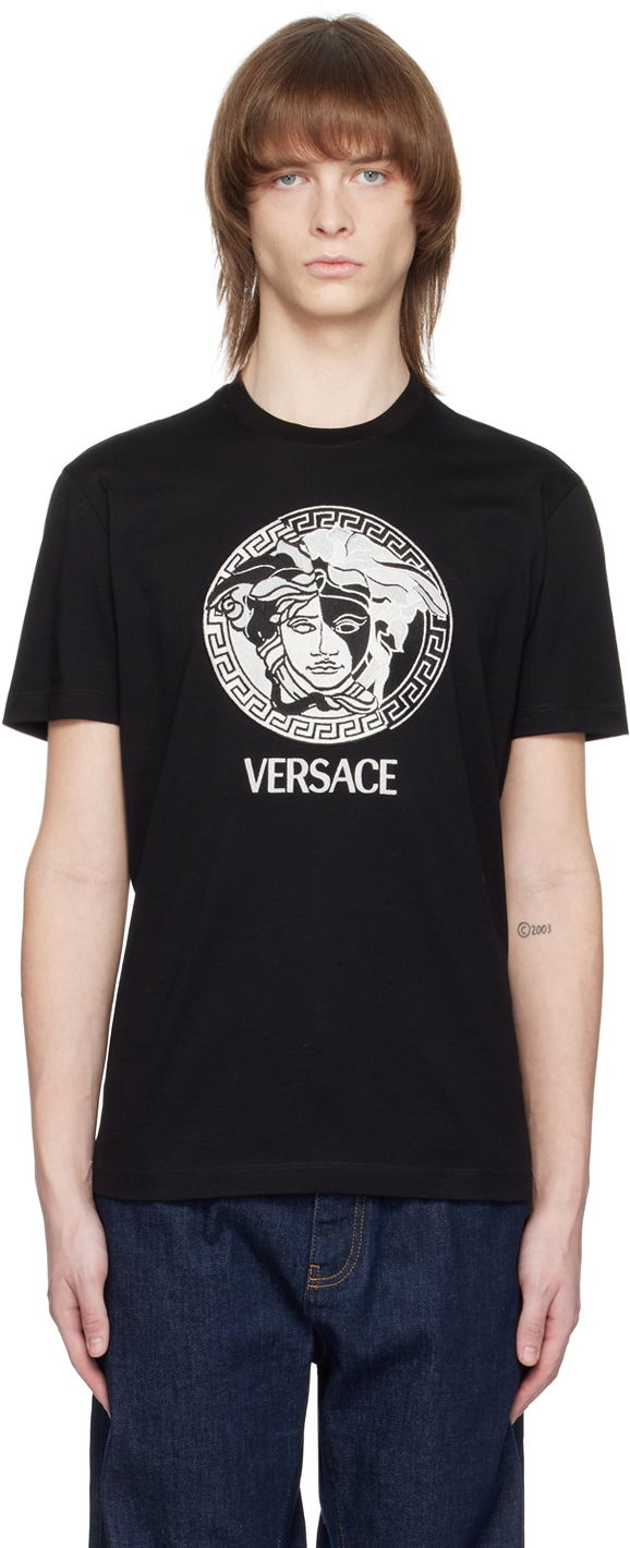 Majica Versace Medusa T-Shirt Črna | 1006984 1A04967