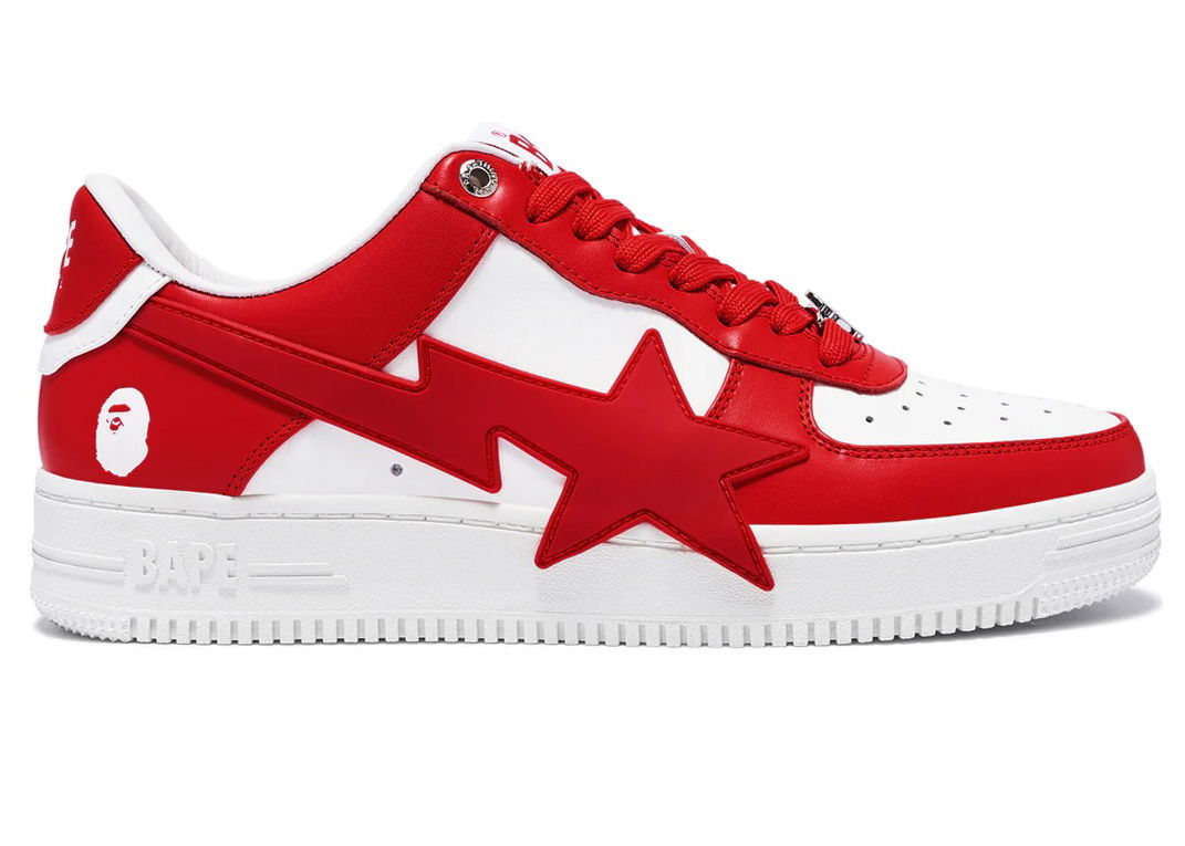 Superge in čevlji BAPE A Bathing Ape Bape Sta OS Red Rdeča | 1K30-191-306-RED/1K30-291-306-RED/001FWK301306M-RED, 0