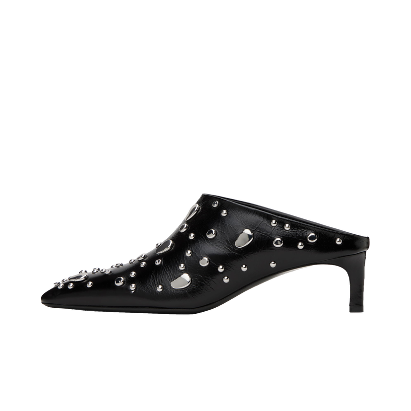 Superge in čevlji Jil Sander Studs Mules Črna | J15WP0141_P7084