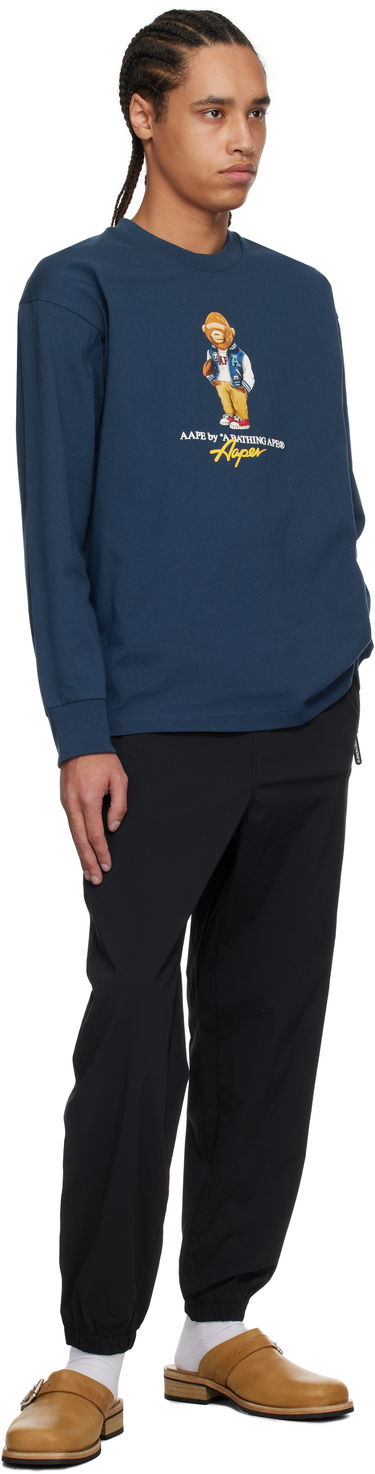 Trenirka AAPE by A Bathing Ape AAPE by A Bathing Ape 'AAPE Now' Woven Sweatpants Črna | AAPPTMB664XXNBKX, 3