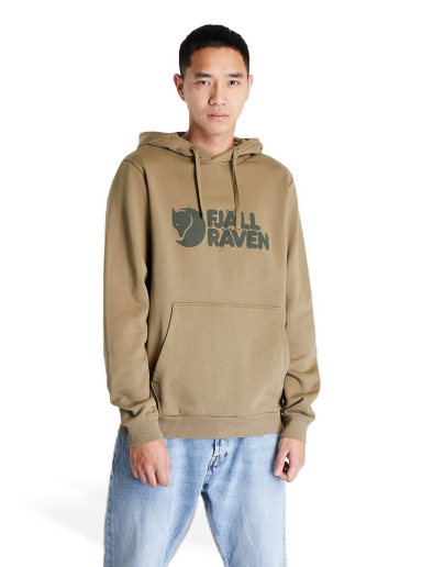 Pulover FJÄLLRÄVEN Logo Hoodie M Bež | F84144-622