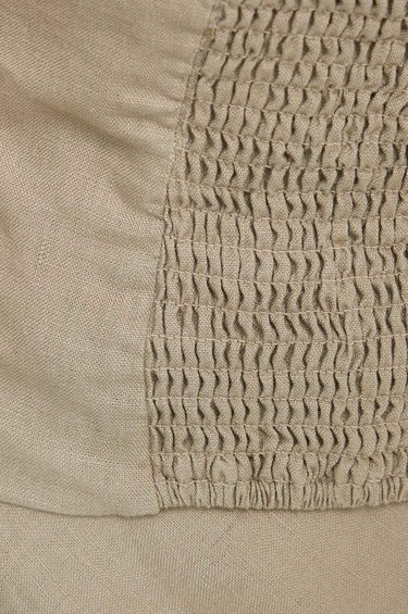 Majica brez rokavov Samsoe Samsoe Samsoe Samsoe SAELYNN Linen Bandeau Top Bež | F24100098, 6
