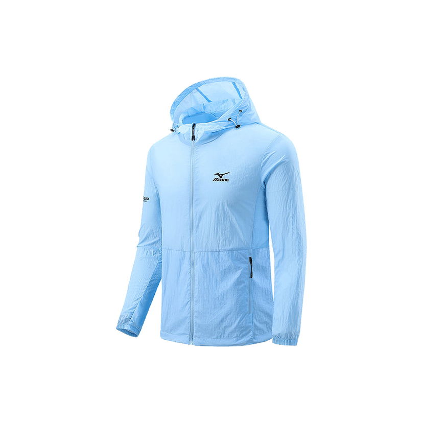 Vetrovka Mizuno Men's Hooded Sports Jacket Modra | A2CE4103