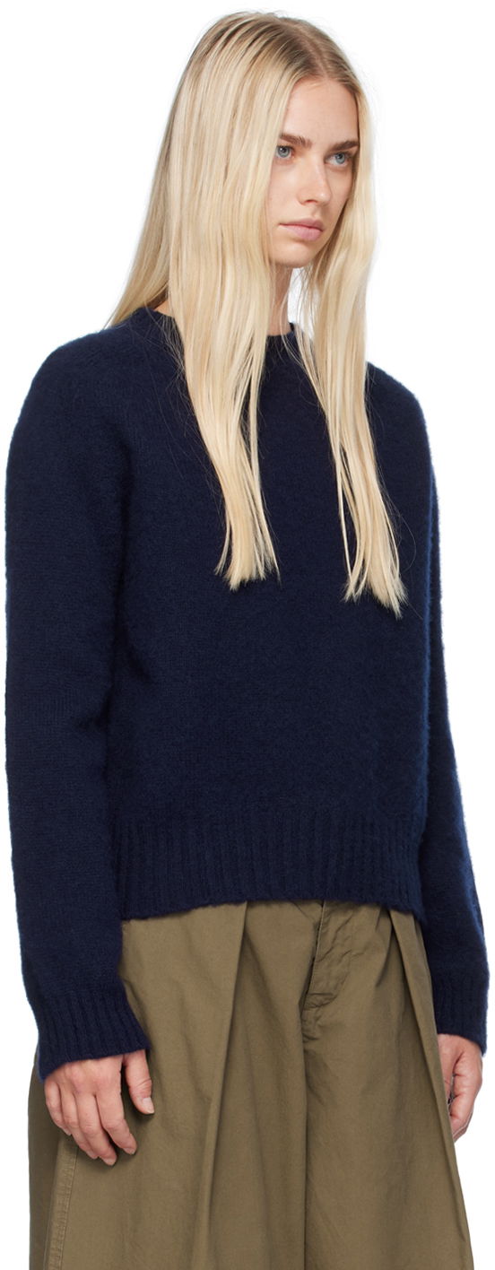 Pleteni pulover YMC Jets Sweater Modra | Q8AZB, 1