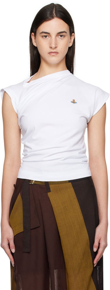 Majica brez rokavov Vivienne Westwood Vivienne Westwood Hebo Draped T-Shirt Bela | 1504000A-J001M-, 0