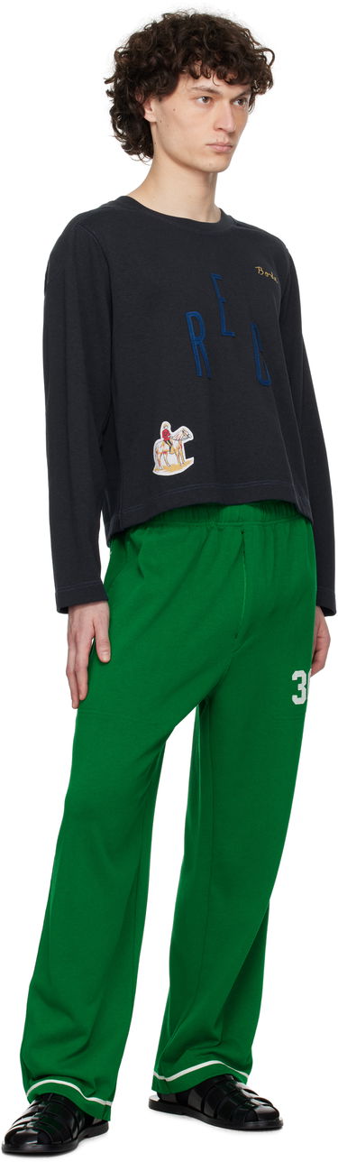 Krop-top Bode Bode Rec Pullover Sweatshirt Mornarica | MRS25CS057, 3