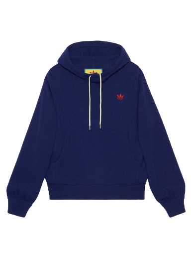 Pulover Gucci adidas x Wool Hoodie Mornarica | ‎700446 XKCH8 4330