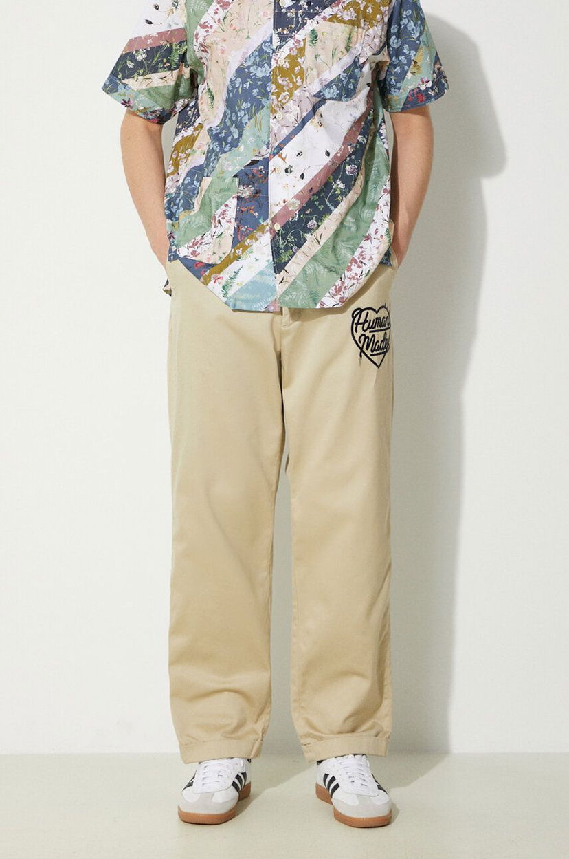 Cargo hlače Human Made Chino Pants Bež | HM27PT006