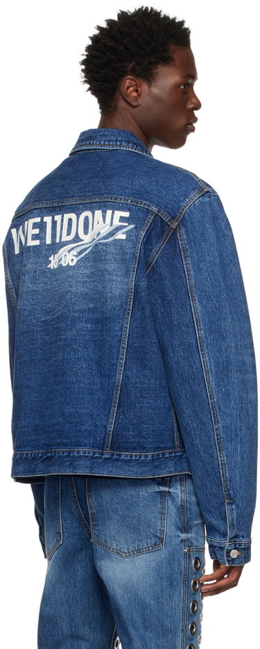 Jakna We11done We11done Faded Denim Jacket Modra | WD-DJ3-22-318-U-BL, 2