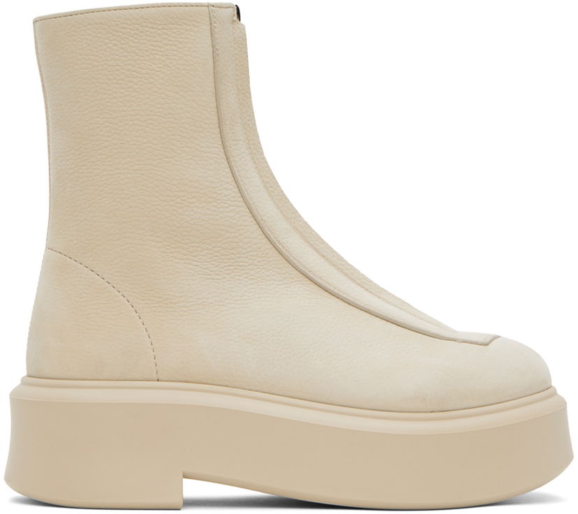 Oblačila The Row The Row Zipped I Boots Bež | F1144-L131R