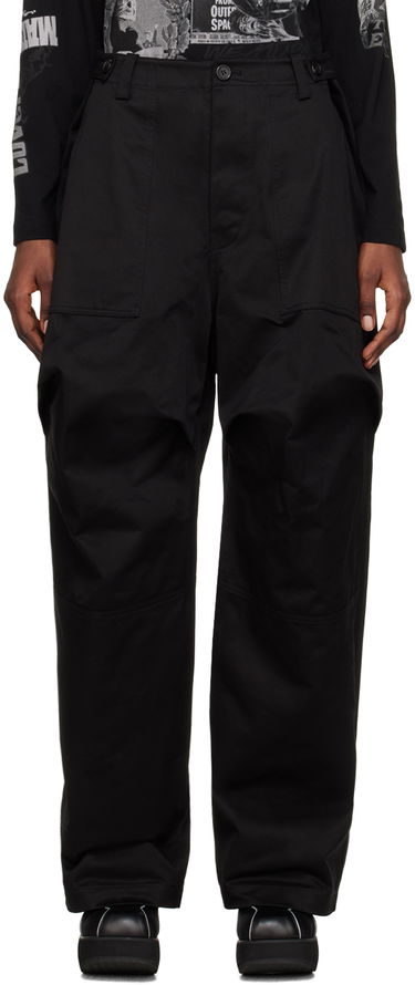 Cargo hlače We11done We11done Paneled Trousers Črna | WD-PT1-23-238-W-BK, 0