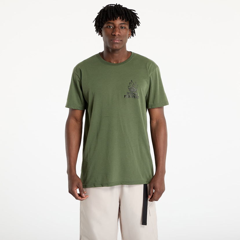 Majica Horsefeathers Horsefeathers Reckless Tech T-Shirt Zelena | TM068A