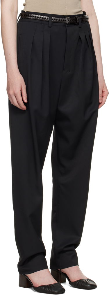 Hlače LEMAIRE Lemaire Pleated Tailored Trousers Črna | PA1178 LF1362, 1