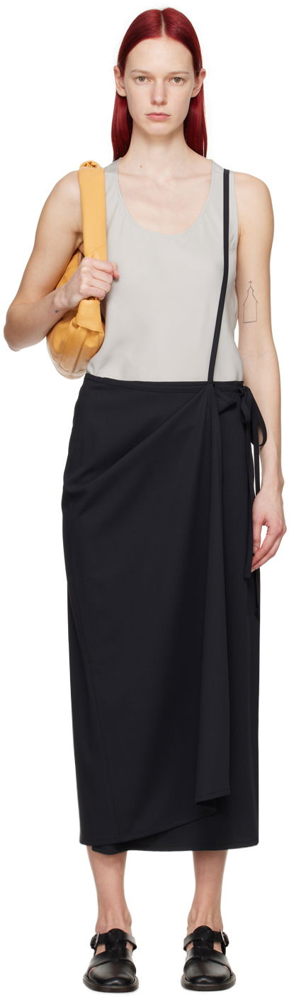 Torbica LEMAIRE Lemaire Midi Wrap Skirt Rumena | SK1028 LF1210