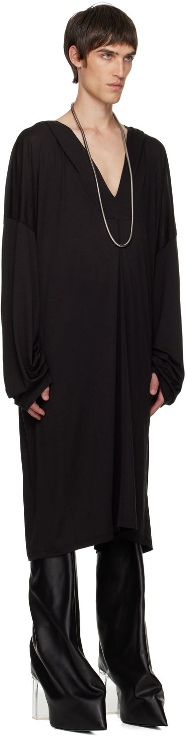 Jakna Rick Owens Concordians LS Kaftan Knee Jacket Bela | RR02E1910 JSW, 4