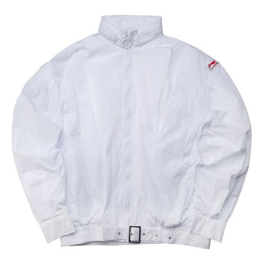 Vetrovka Li-Ning Loose Jacket Paris Fashion Week Bela | AJDP019-1