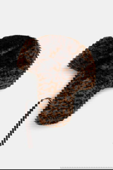 Klobuk Kangol Leopard Print Faux Fur Trapper Hat Rjava | K4266ST.LEOPARD, 2