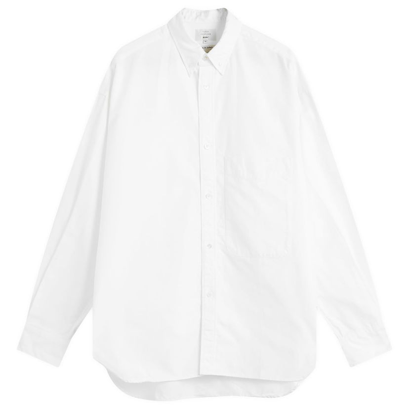 Srajce Studio Nicholson Beams Plus Lisa Oxford Shirt Bela | BPSN1101-01
