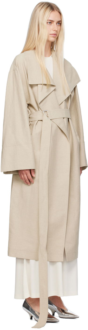Trenčkot TOTEME Totême Signature Trench Coat Bež | 243-WRO3318-FB0196, 1