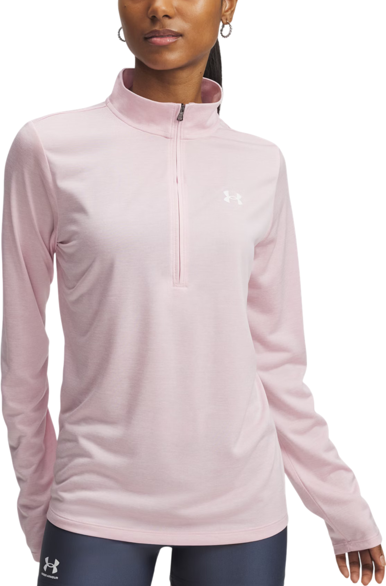 Majica Under Armour Under Armour Tech 1/2 Zip Twist Top Roza | 1384225-647