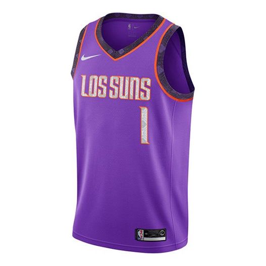 Dres Nike NBA Phoenix Suns Devin Booker Retro Basketball Jersey Lila | AJ4638-561