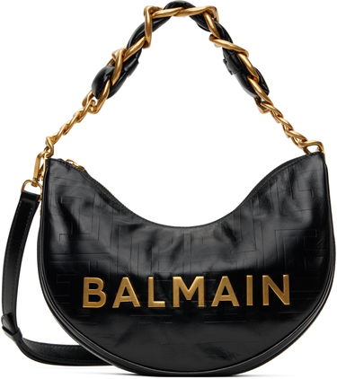 Torbica Balmain Balmain 1945 Soft Moon Shoulder Bag Črna | EN1BQ954LETF, 0