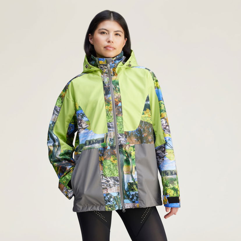 Vetrovka adidas Performance adidas by Stella McCartney TrueNature Earth Collage Jacket Večbarvna | JF8480