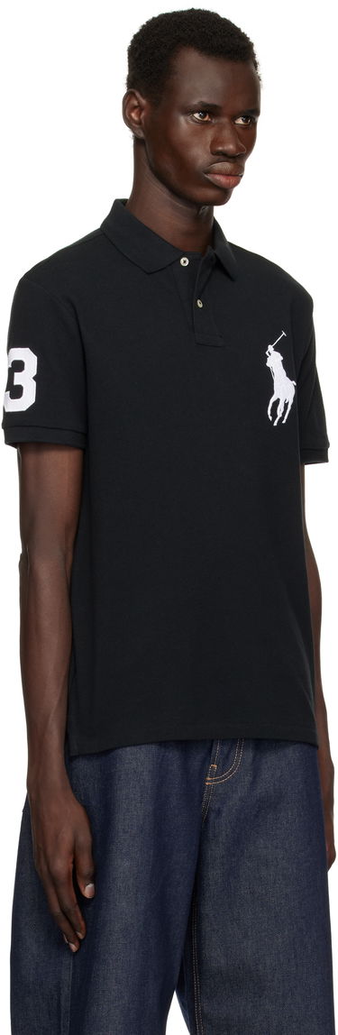 Polo majica Polo by Ralph Lauren Polo Ralph Lauren Black Big Pony Polo Črna | 710688969001, 1