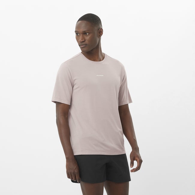 Majica Salomon Shakeout Core T-Shirt Lila | LC2424100