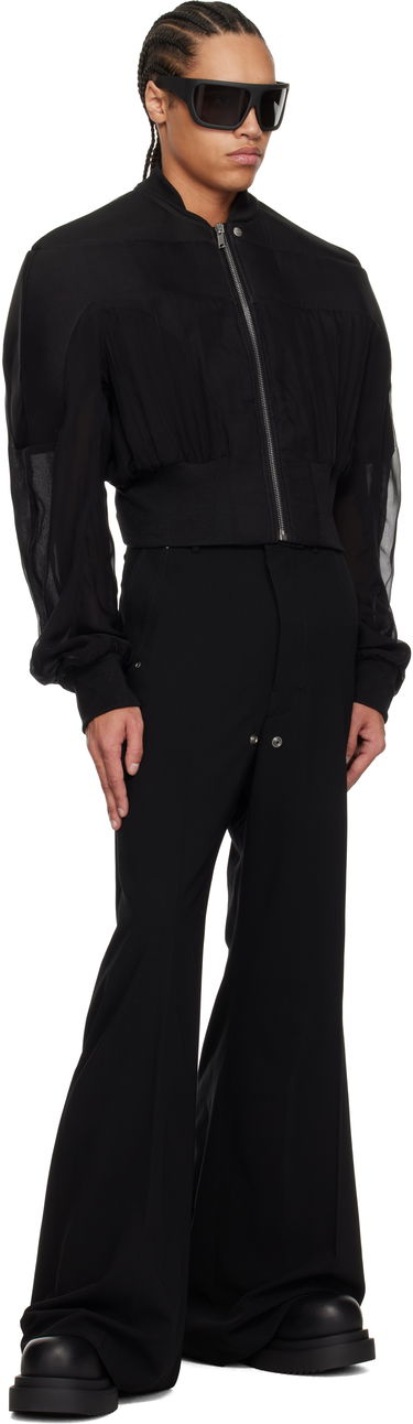 Hlače Rick Owens Rick Owens Hollywood Tailored Belas Trousers Črna | RU01E5353 WLP, 3