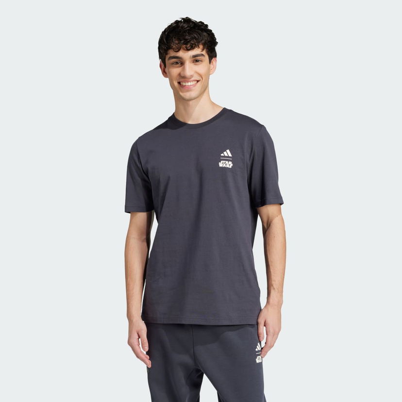 Majica adidas Performance adidas x Star Wars The Mandalorian Regular Fit Graphic T-Shirt Siva | JI5716