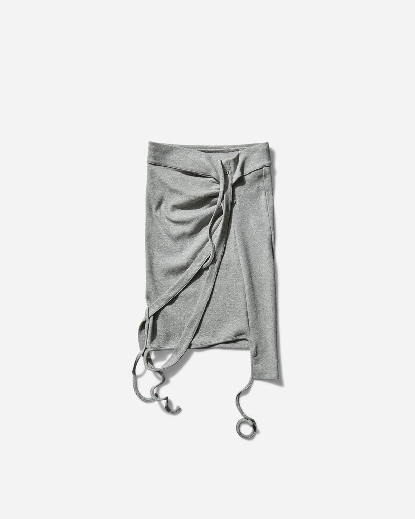 Krila Ottolinger Rib Wrap Skirt Siva | 104-300104-02 GRYSLV