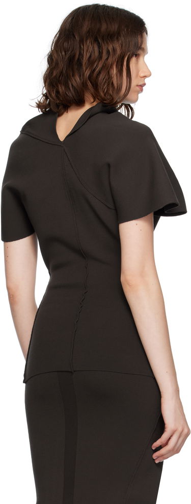 Majica Rick Owens Rick Owens Concordians Draped Turtleneck Top Črna | RP02E4693 KST, 2