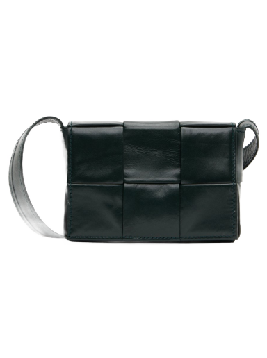 Torba za čez ramo Bottega Veneta Mini Candy Cassette Messenger Bag Črna | 667048 VCQ72