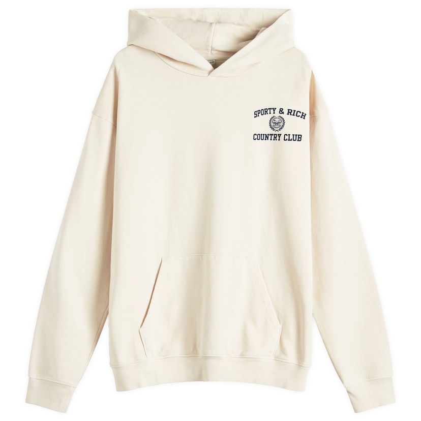 Pulover Sporty & Rich Varsity Crest Hoodie Bež | WS066S409VC-49