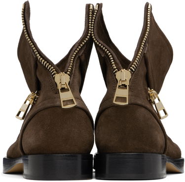 Oblačila JW Anderson JW Anderson Suede Biker Boots Rjava | BT0102-LA0240, 1