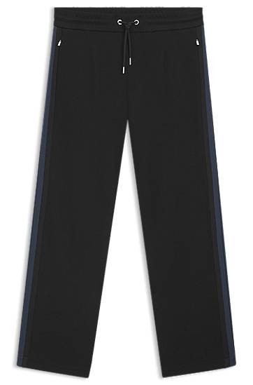 Trenirka BOSS Porsche x BOSS Tracksuit Bottoms with Side Stripes Črna | 50543681