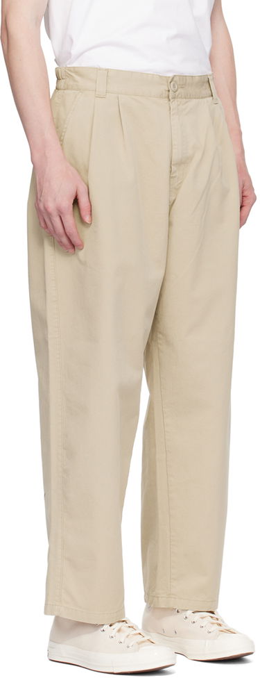 Hlače Carhartt WIP Marv Relaxed Fit Trousers Bež | I033129, 1