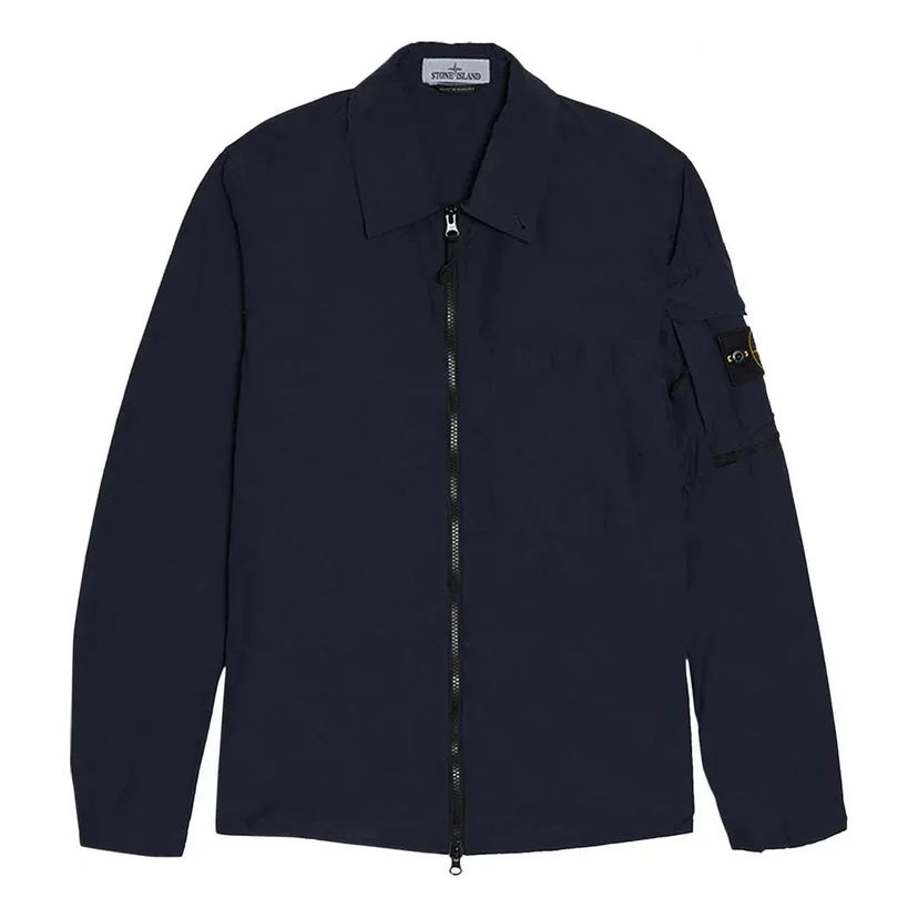Vetrovka Stone Island Designer Naslan Light Overshirt Modra | 761510502-V0020