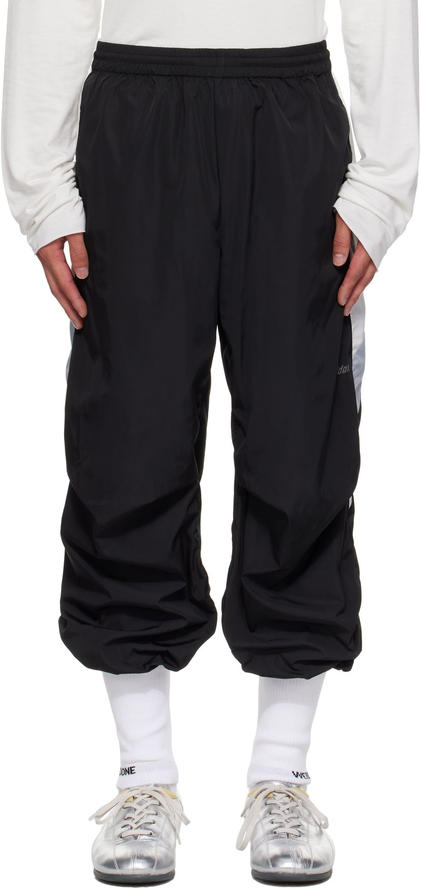 Trenirka We11done We11done Socks Track Pants Črna | WD-PT2-25-213-M-BK