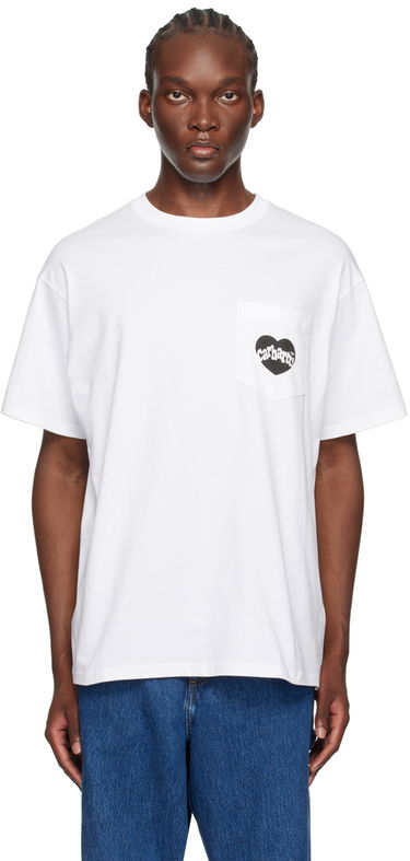 Majica Carhartt WIP Amour Pocket T-Shirt Bela | I033675, 0