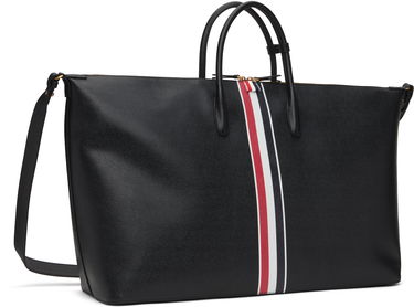 Potovalna torba Thom Browne Thom Browne Pebble Grain Duffle Bag Črna | UAG217A-00198, 1