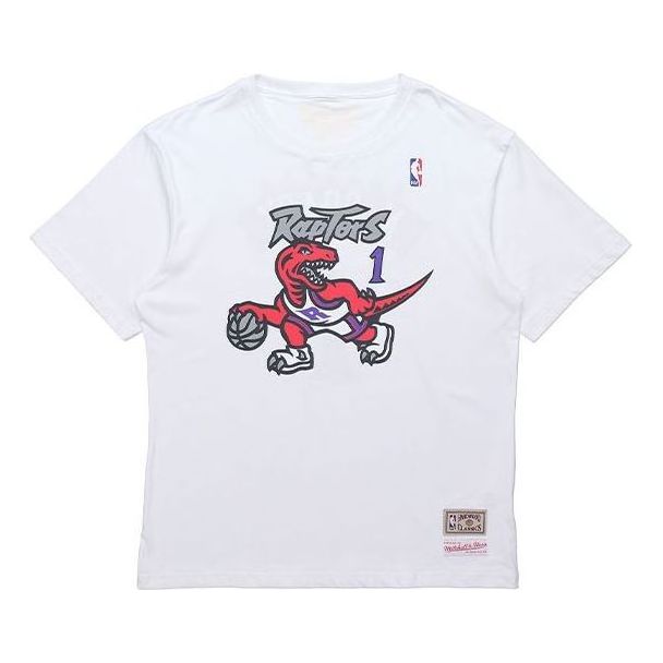 Majica Mitchell & Ness Mitchell & Ness NBA Toronto Raptors Tracy McGrady Graphic T-Shirt Bela | MNJY13S17-TMC