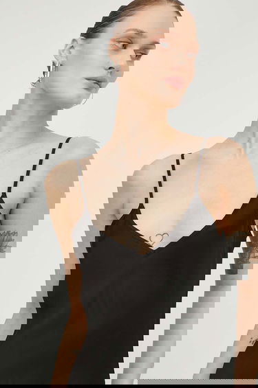 Obleke Samsoe Samsoe Samsoe Samsoe SASHARON Midi Slip Dress Črna | F10000026, 5