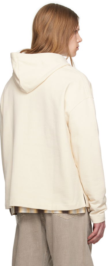 Pulover LEMAIRE LEMAIRE Minimal Hoodie Bež | TO1172 LJ1012, 2