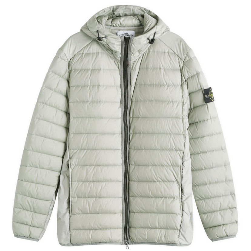 Jakna Stone Island Lightweight Hooded Down Jacket Siva | 811540324-V0060