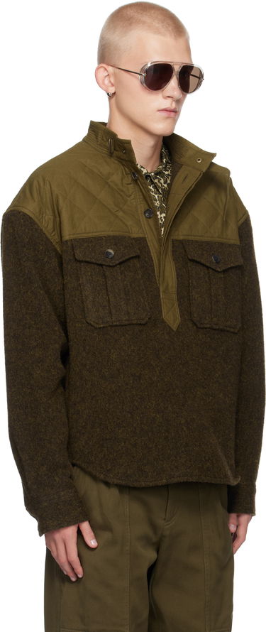 Pleteni pulover ISABEL MARANT Isabel Marant Stiven Fleece Pullover Zelena | HT0560HA-B4E01H, 1