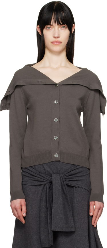 Pleteni pulover OUR LEGACY Our Legacy Open Knit Cardigan Siva | W2253OF, 0