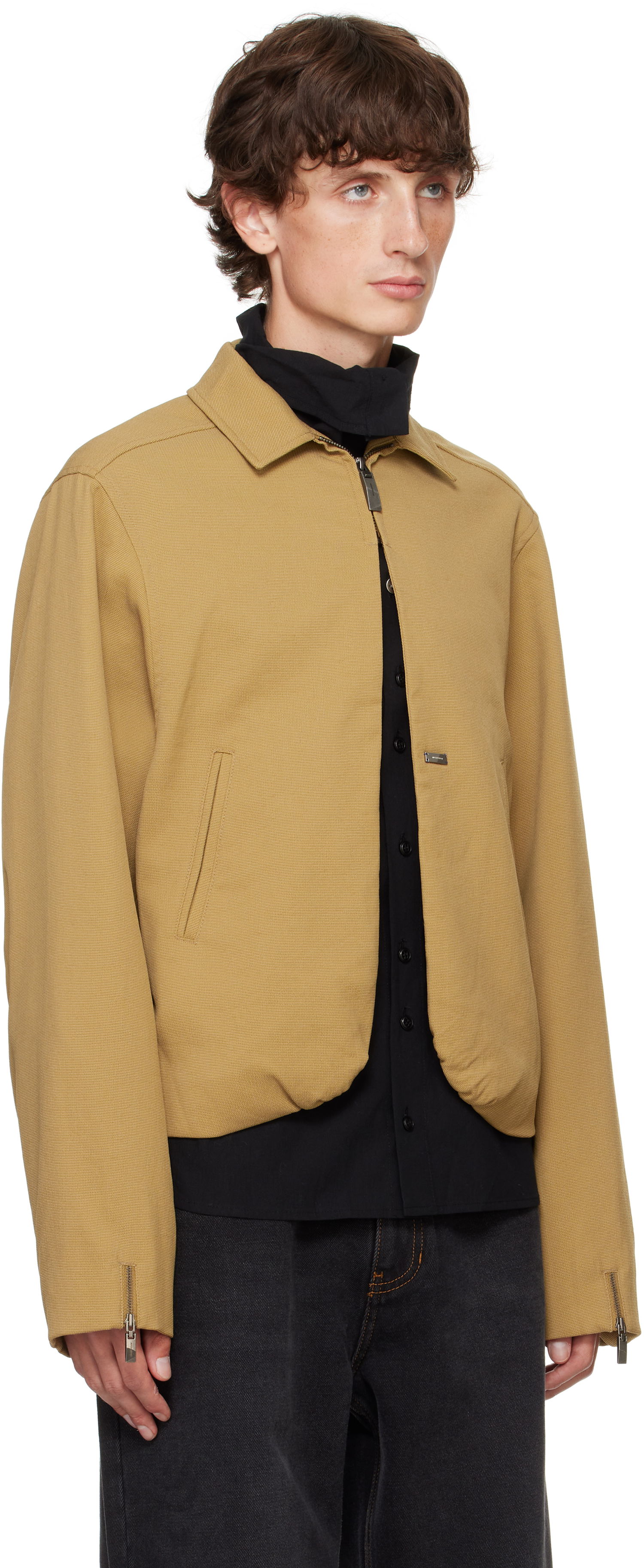 Vetrovka ADER ERROR Zipper Closure Cotton Jacket Rumena | BN01FWJK0117BG, 1