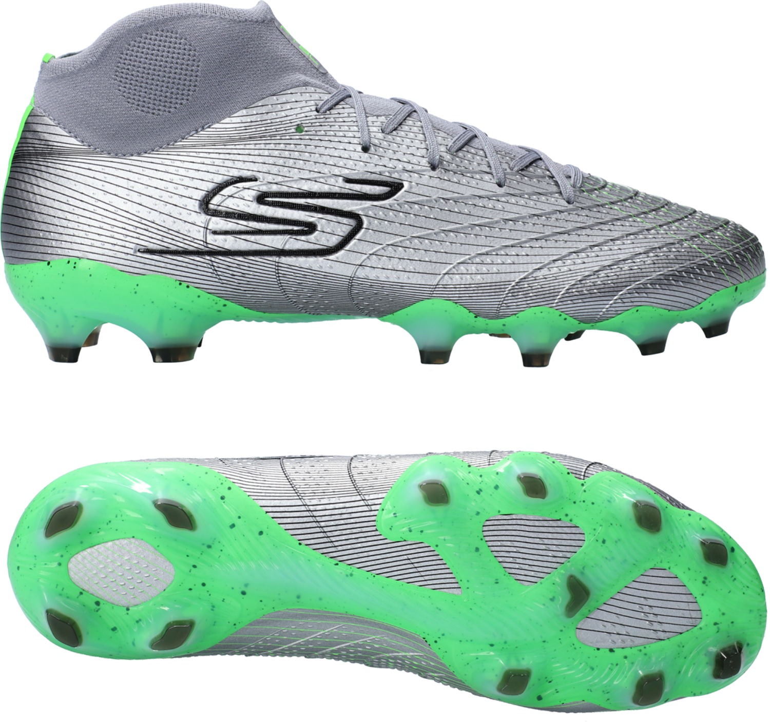 Superge in čevlji Skechers SKX 01 High FG Siva | 252005-sllm, 1